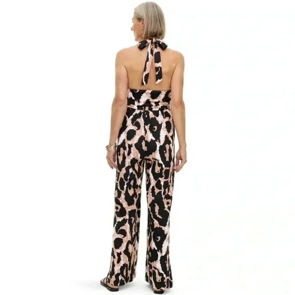 NWT Women's Halter Leopard Neutral
Jumpsuit - DVF for Target XXL - Picture 2 of 7